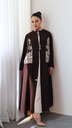 Abaya with Distinctive Patterns and Elegant Buttons