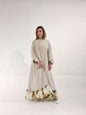 Beige Flared Abaya