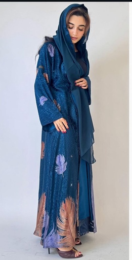 Lined Opal Fabric Abaya
