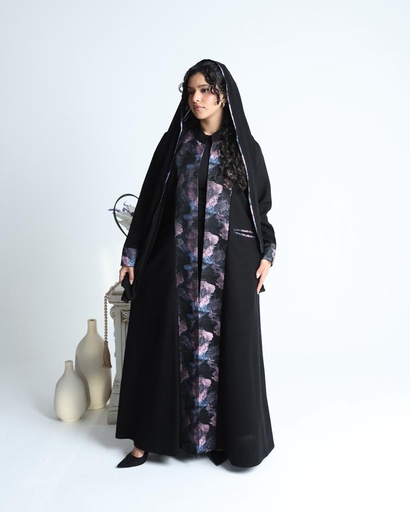 كريب اسود مع جاكار بنفسجي