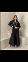 Abaya with Pearl Embroidery Details