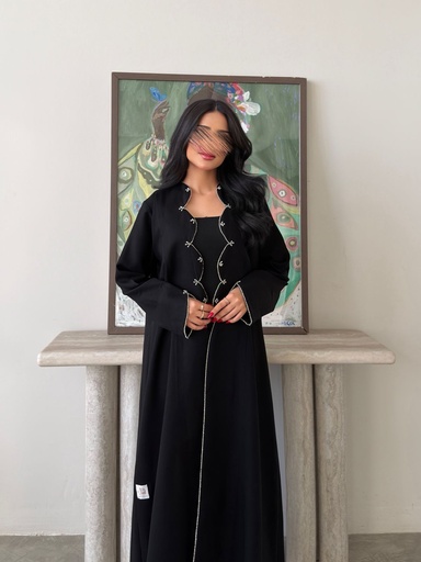Elegant Lamar Crepe Abaya